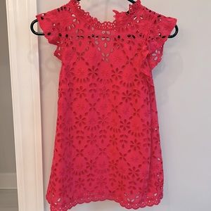 J Crew Eyelet Top